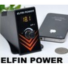 2014 Venda quente Tattoo Elfin Power-1 fornecimento, Professional Digital Regulated Power Supply